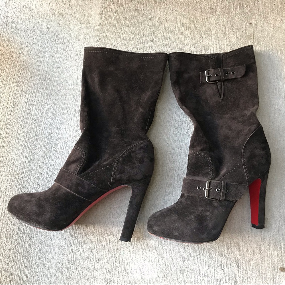 Christian Louboutin Suede Boots • OFFERS
